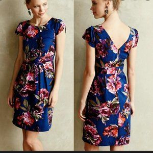 Anthropologie Moulinette Soeurs Rosado Sheath Dress Size 0